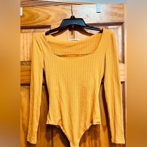 Orange Long Sleeve Women's Top